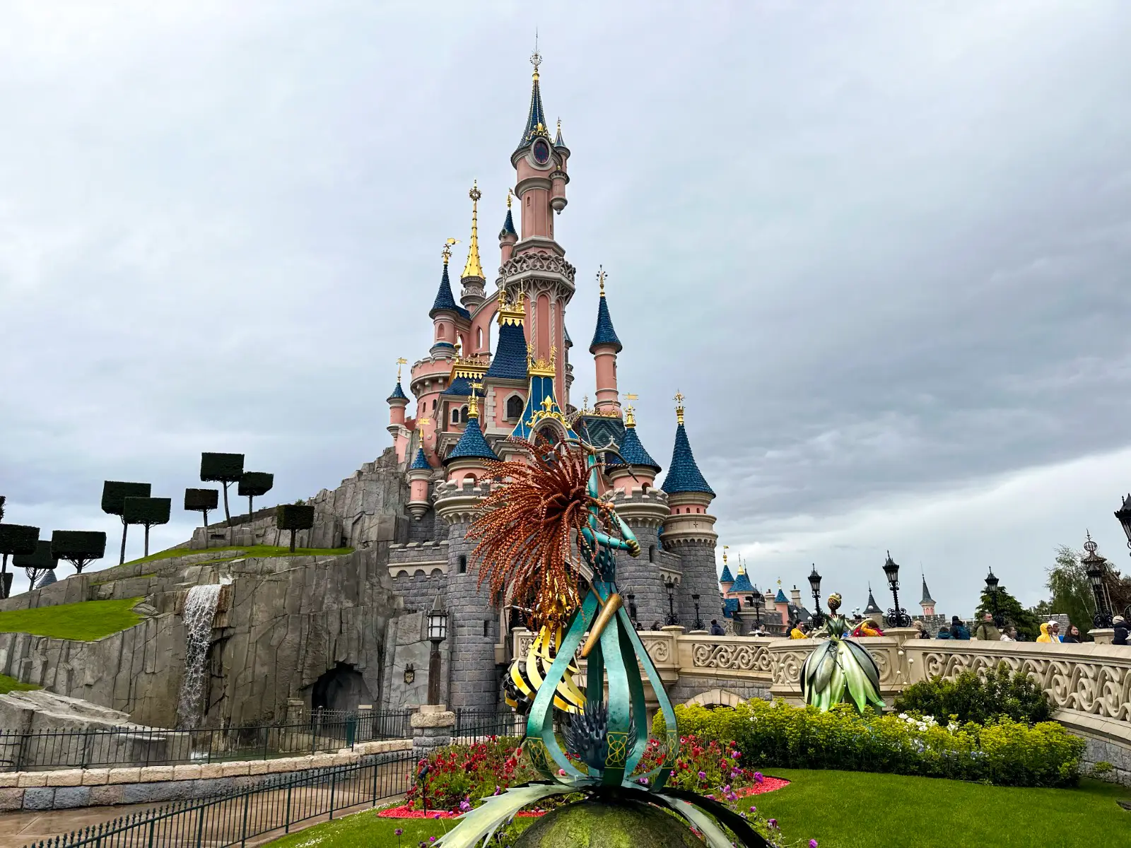 Disneyland Paris staff called the police after being alerted by an extra who had been hired for the fake wedding (Serap Aydin/Anadolu via Getty Images)