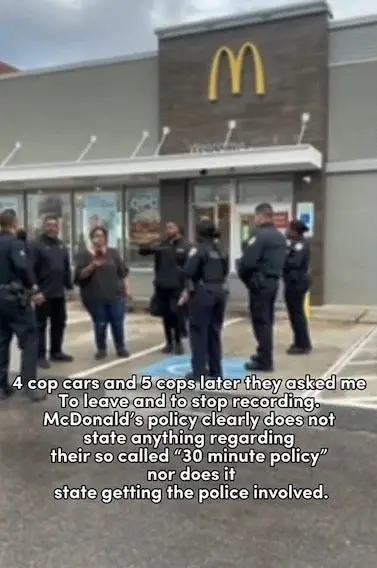 Police officers attending the scene.