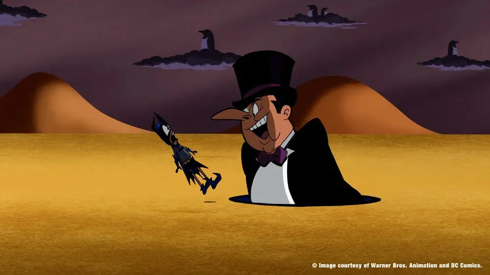 Penguin and Batman in Batman: The Brave and the Bold