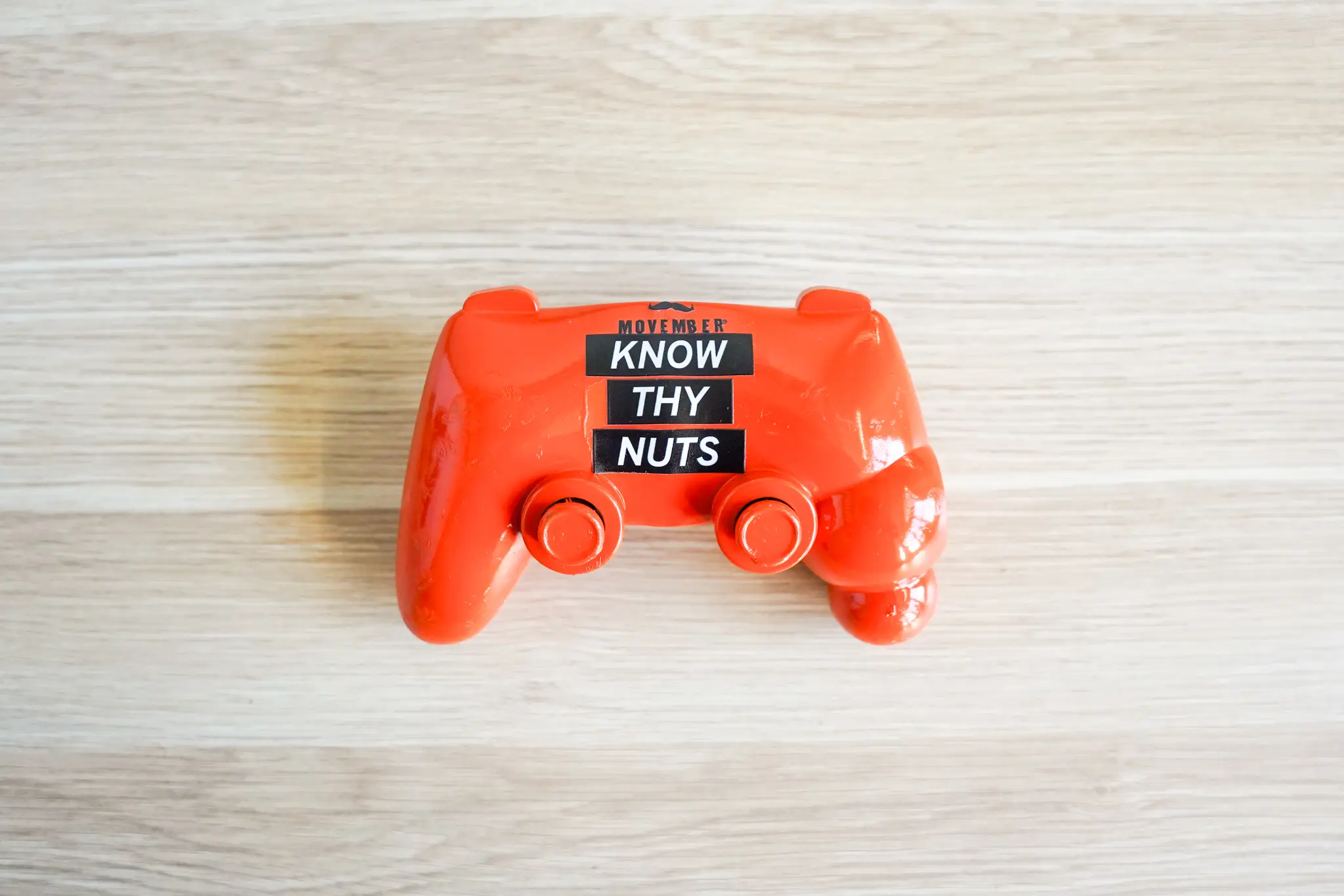 Movember gaming controller