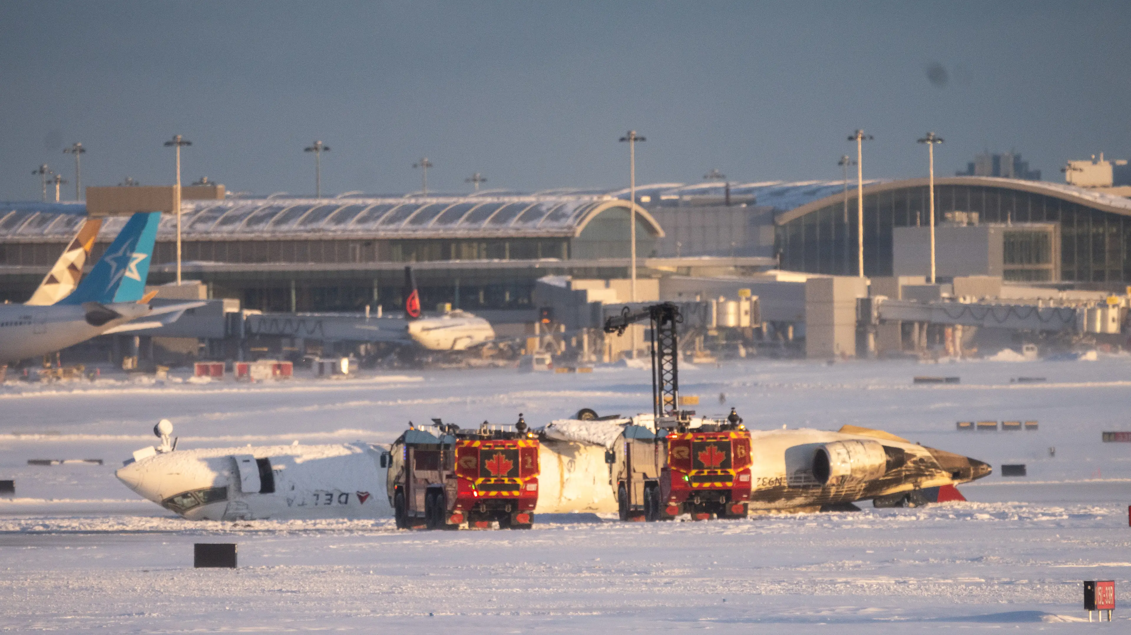 Why Delta Air Lines aircraft could have flipped upside down after crash landing in Canada in dramatic scenes