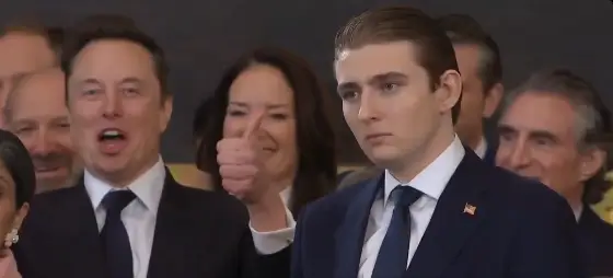 It would appear that Barron Trump doesn't share Elon's fascination with Mars (X)