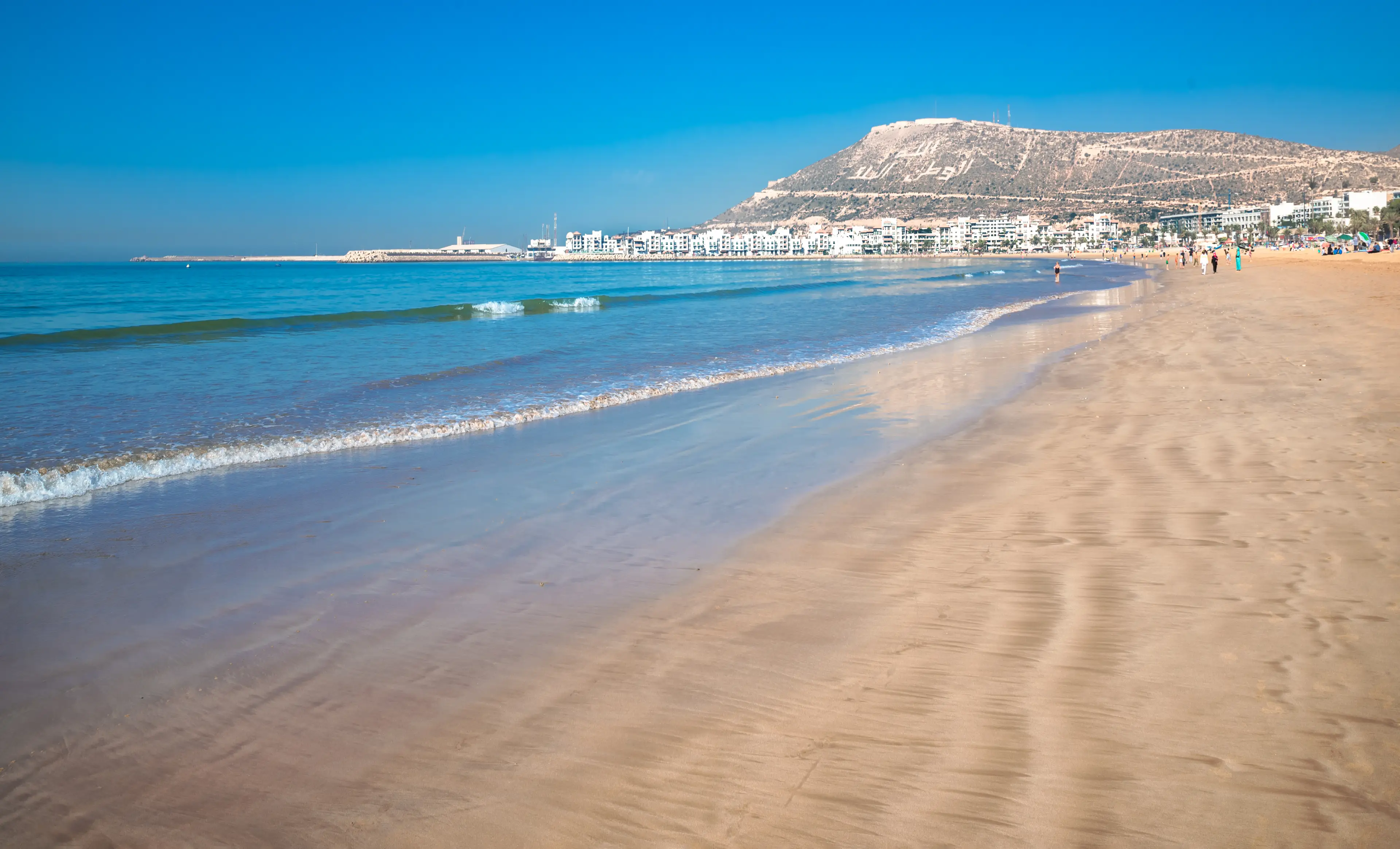 Stunning beach at Agadir, Morocco (Getty Stock Images)