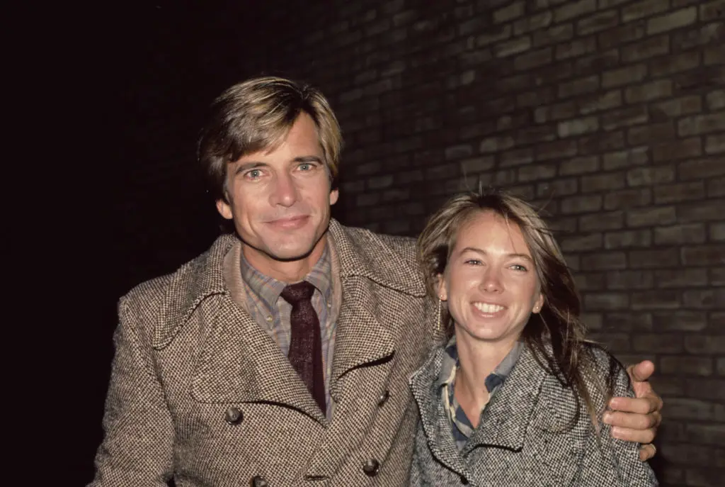 Toni Hudson with ex-husband Dirk Benedict. (Vinnie Zuffante/Getty Images)