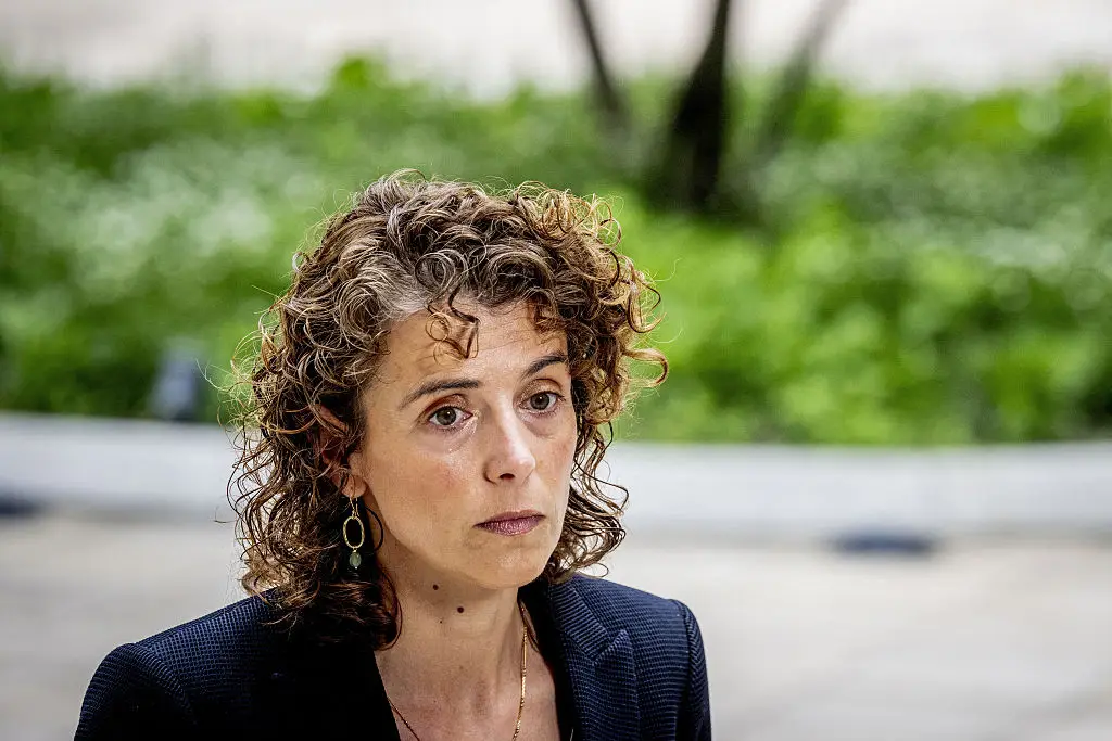 Dutch health minister Sophie Hermans explained to parliament what had happened (Robin Utrecht / ANP / AFP via Getty Images)