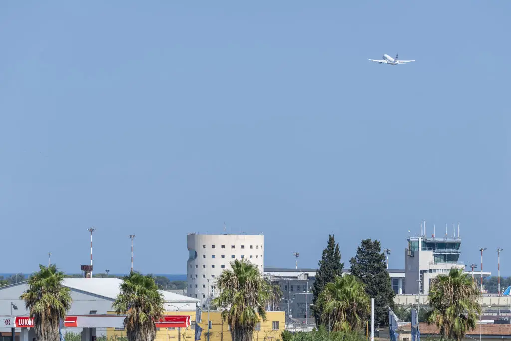 Flights were grounded at the airport (Salvatore Allegra/Anadolu Agency via Getty Images)