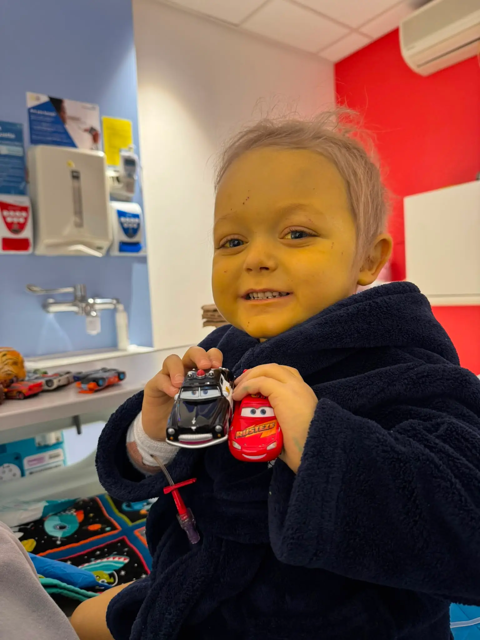 Harry was born with a rare condition affecting his bowel and later developed a liver issue (Family Handout/PA Wire)