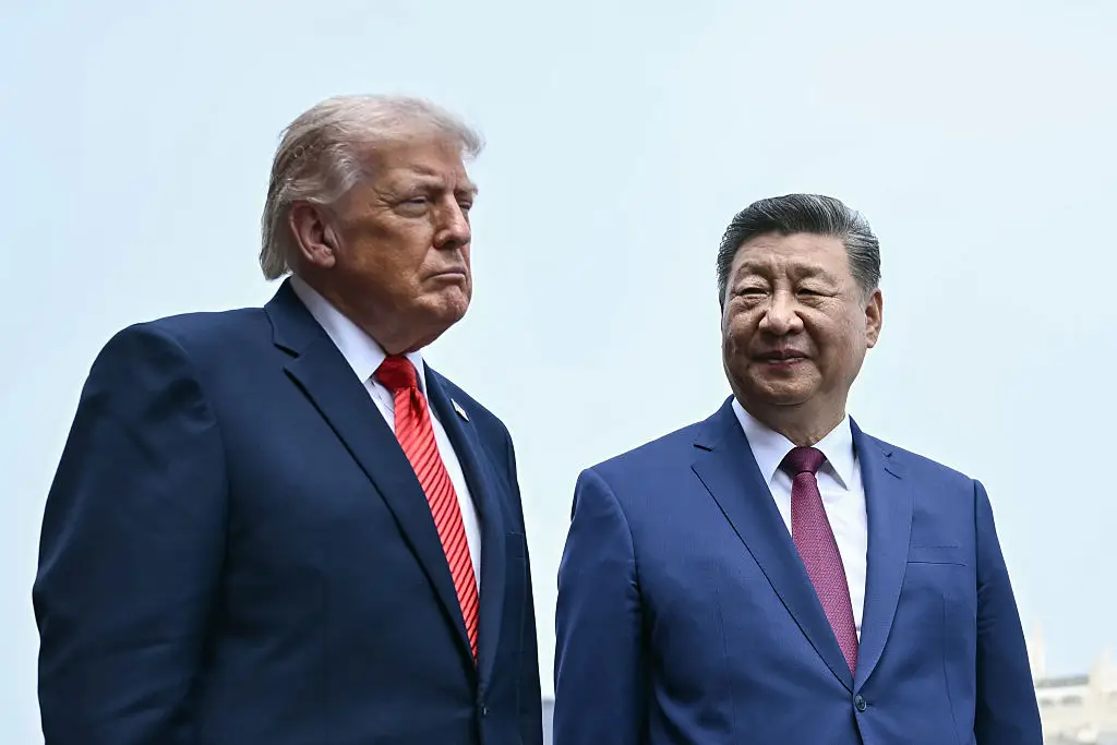 Trump has been in China for a two-day summit with Chinese President Xi Jinping (Brendan Smialowski - Pool/Getty Images)
