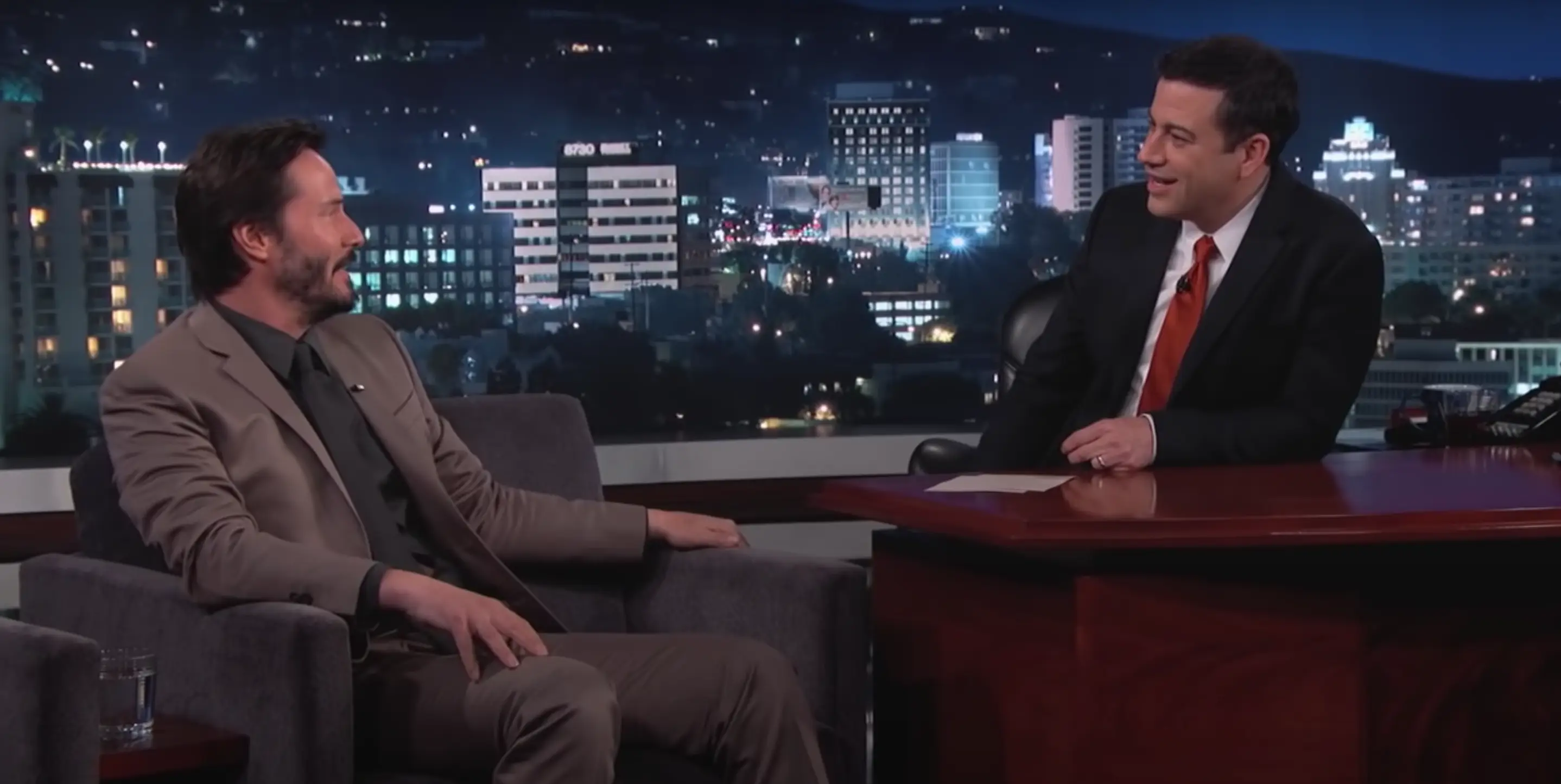 Keanu Reeves revealed in 2014 that he saw a ghost when he was a child.