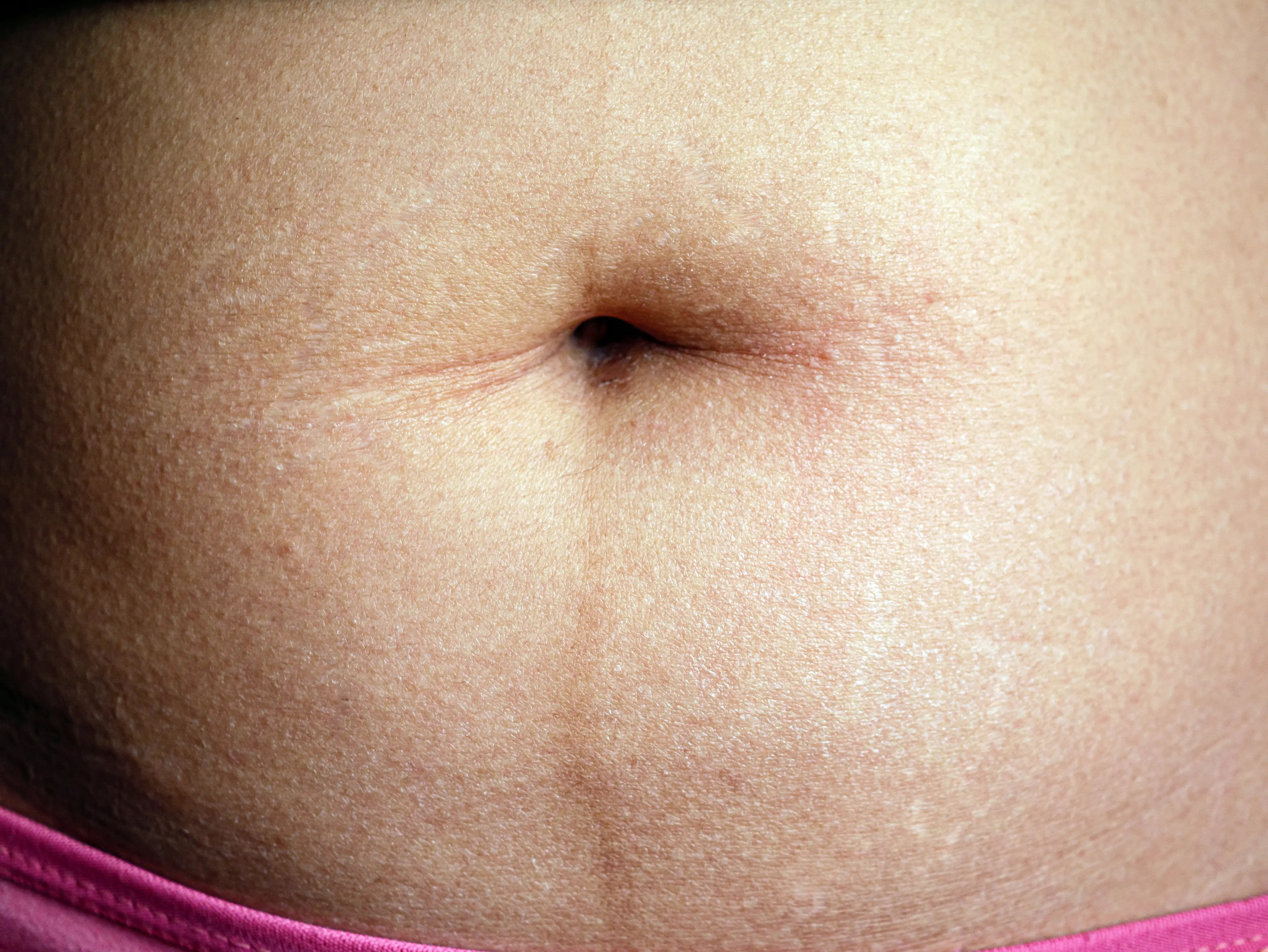 The line is only called the linea nigra when it is dark and visible (Getty Stock Photo)