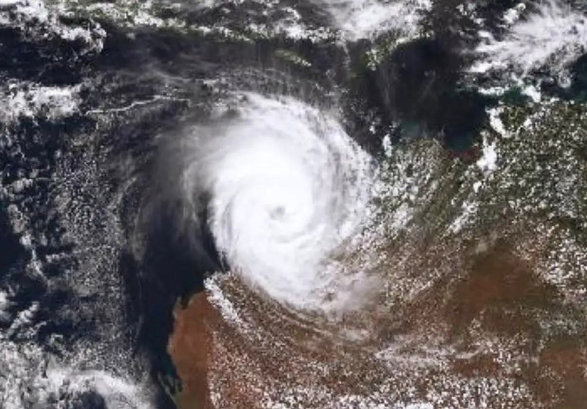 Cyclone Narelle has left chaos in its wake across Western Australia (Bureau of Meteorology)