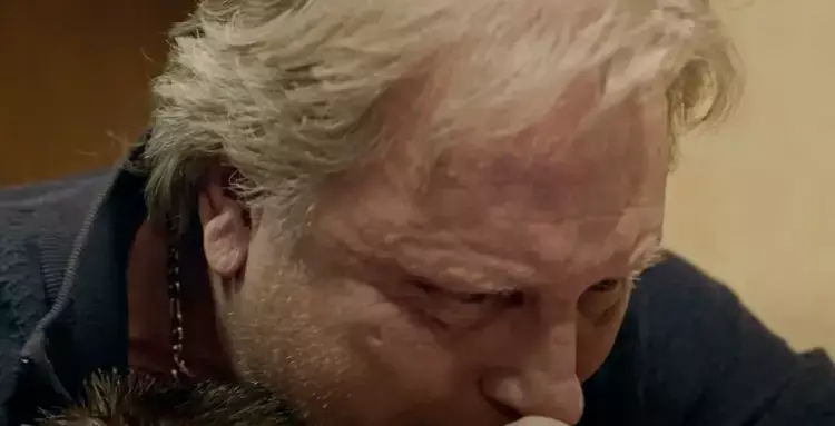 Hansen looked emotional in the trailer for the new season, which dropped this week. (Discovery)