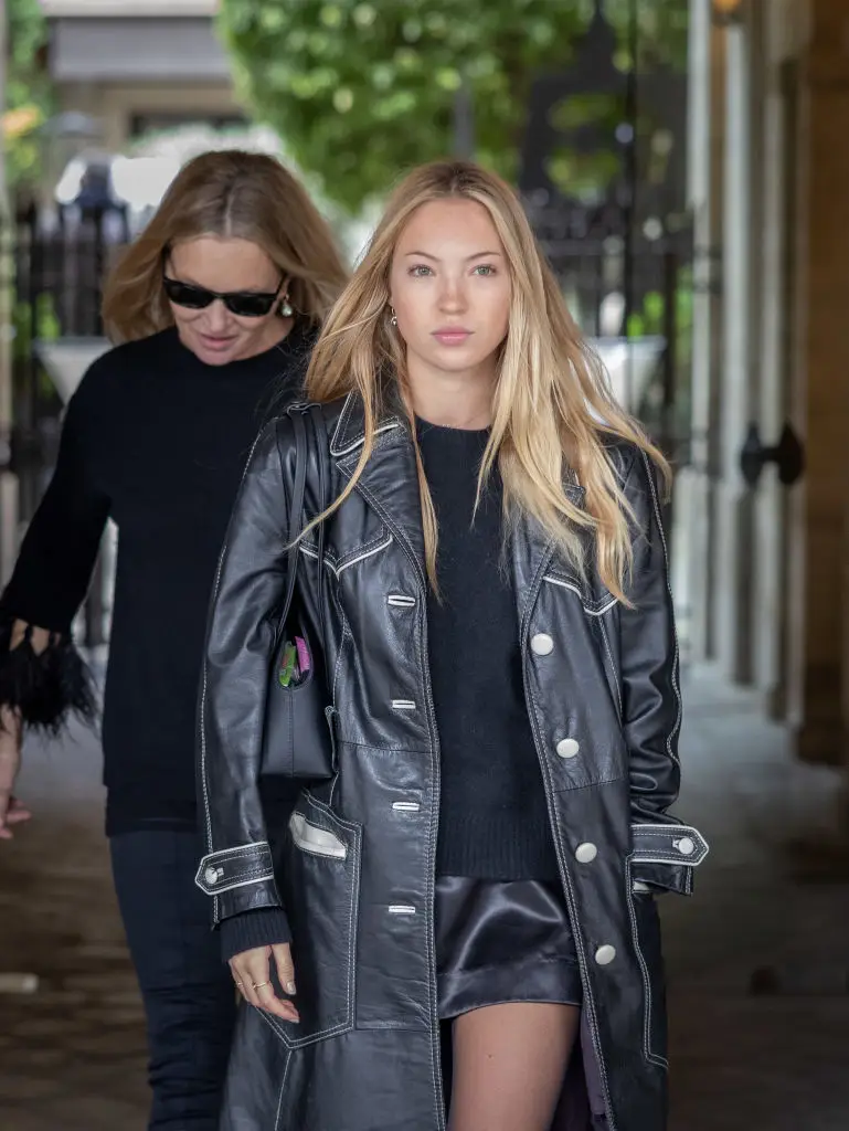 Moss' daughter, Lila, is also a model (Arnold Jerocki/Getty Images)
