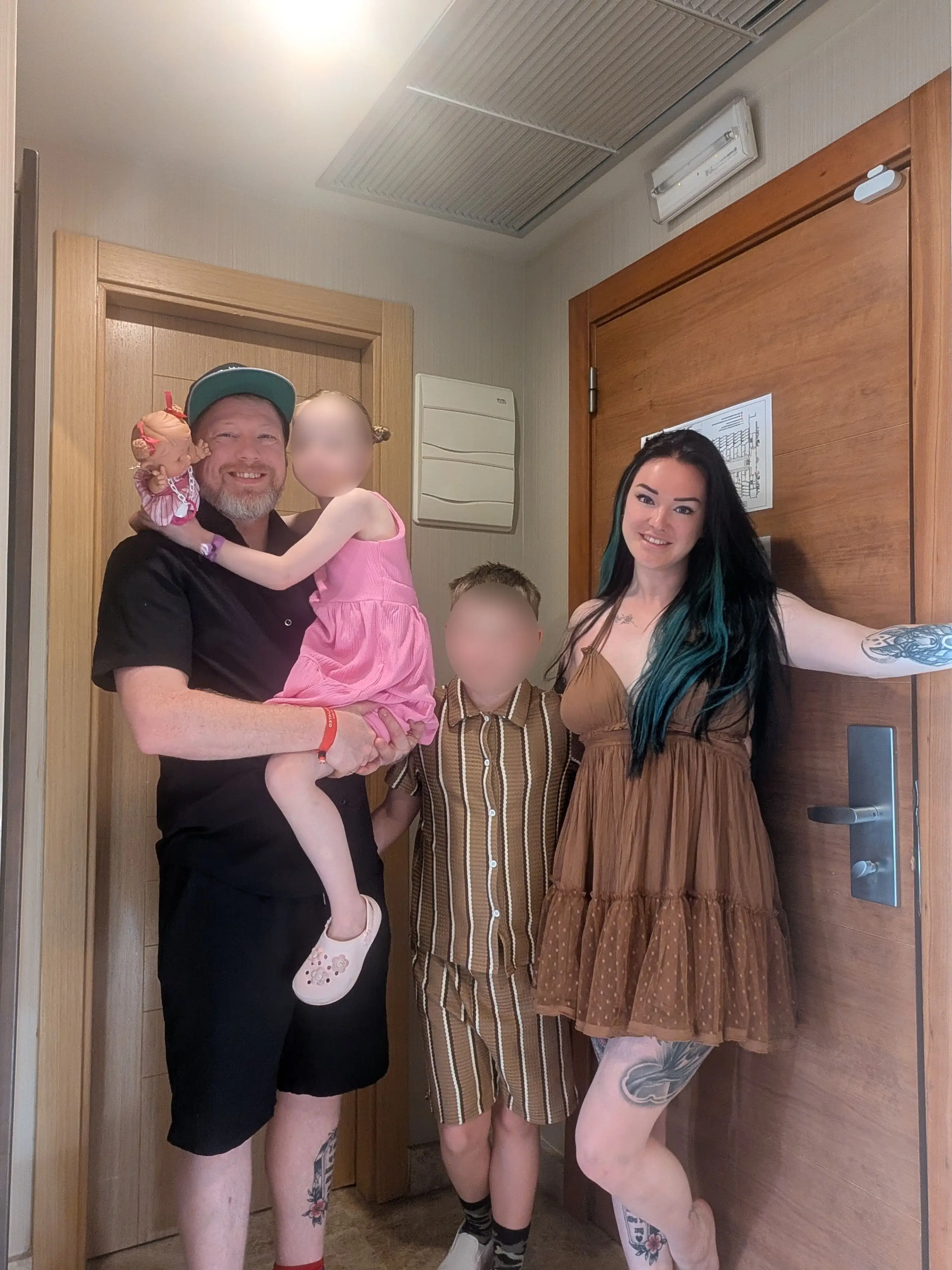 Emily went on holiday with her family during term time (Kennedy News and Media)