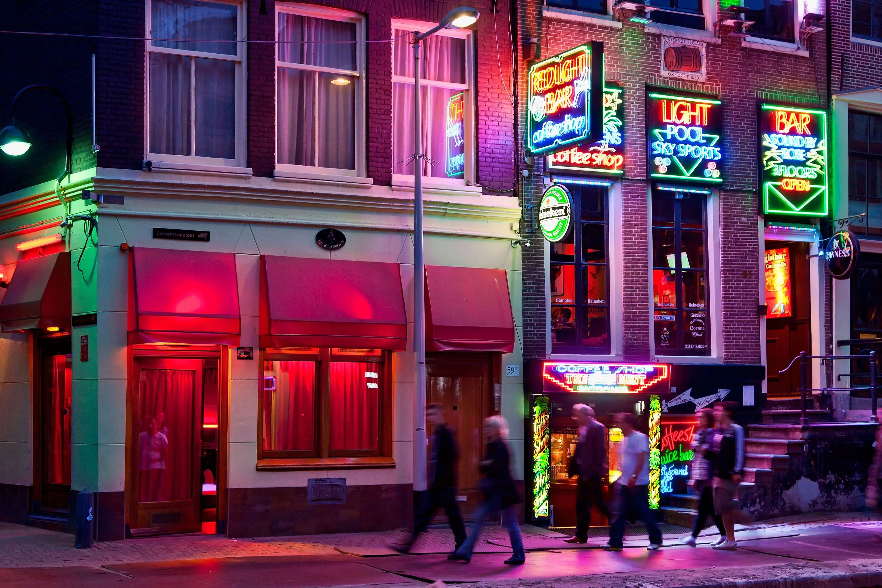 Amsterdam's red light district attracts millions of visitors every year.