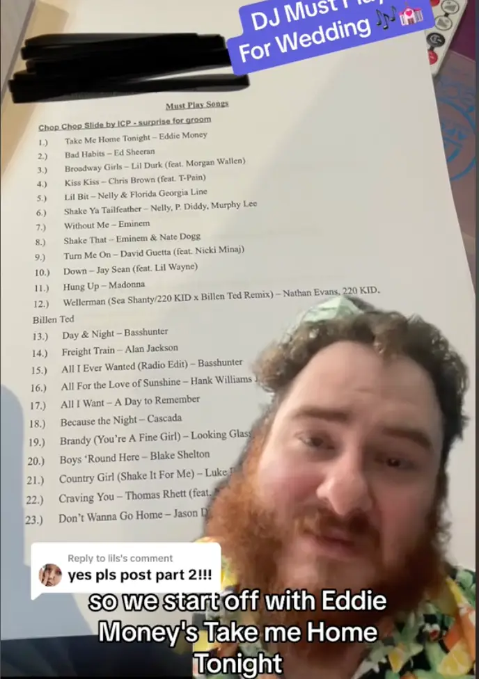 Matt also shared the couple’s ‘must play’ list.