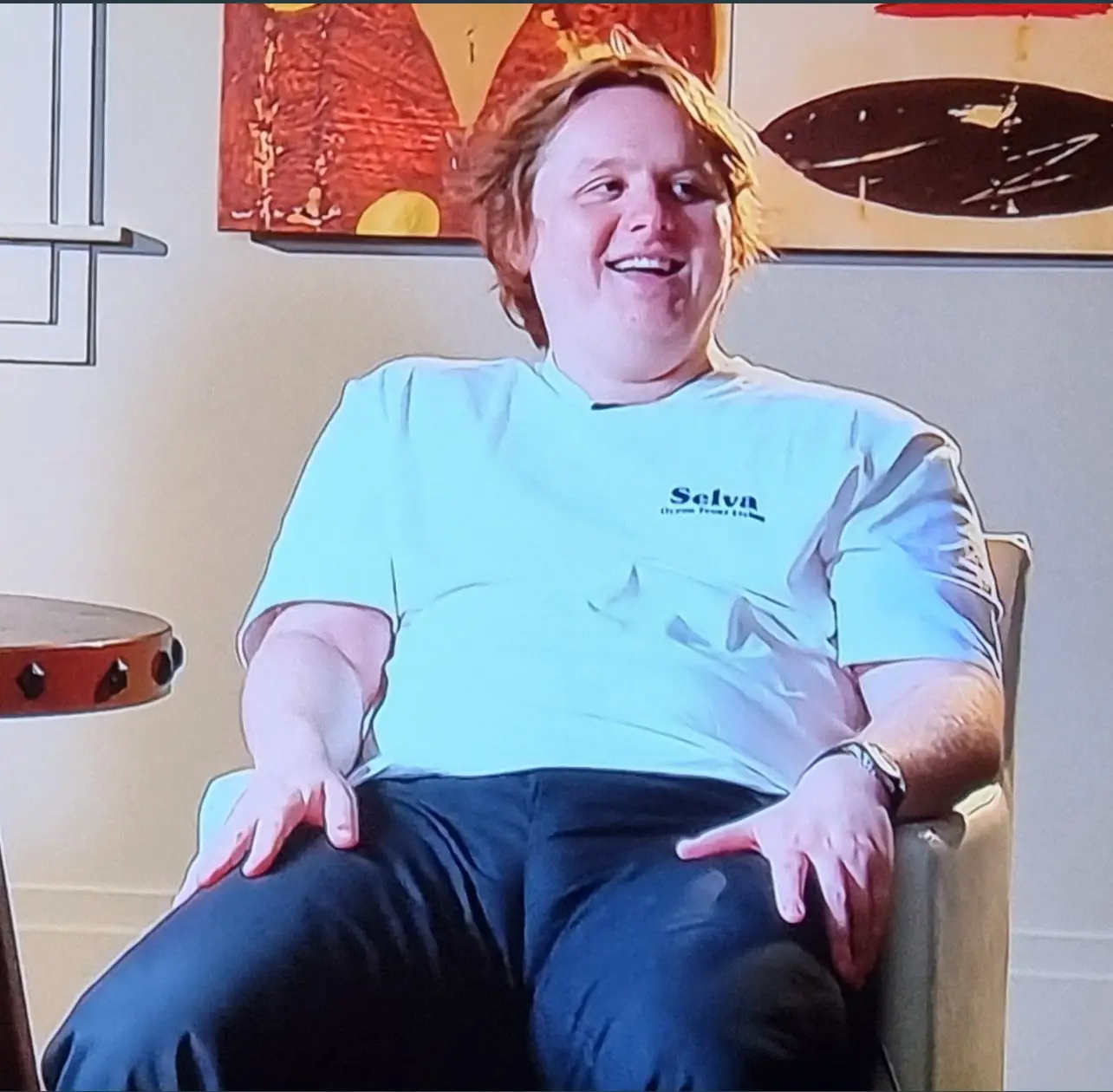 Lewis Capaldi's mum thought he had a mangina.