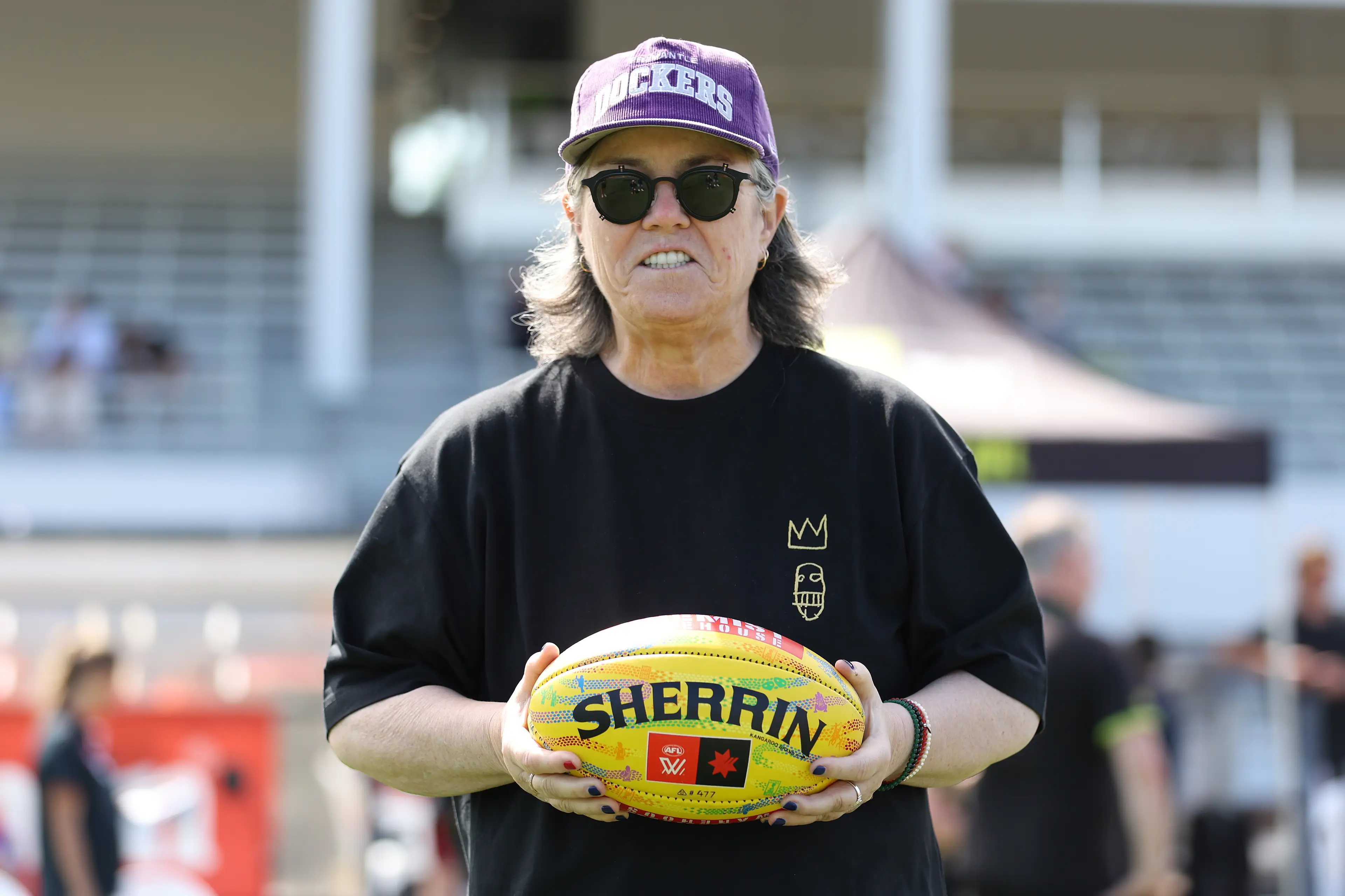 The star, pictured in October last year, said she previously saw facelifts as a 'betrayal' of feminism (Photo by Mark Metcalfe/AFL Photos/via Getty Images)