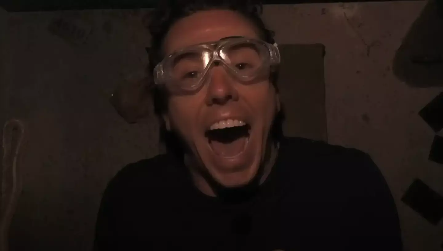 Danny Jones has already had to deal with snakes getting up close and personal in a trial, but apparently he's not that scared of them. (ITV)