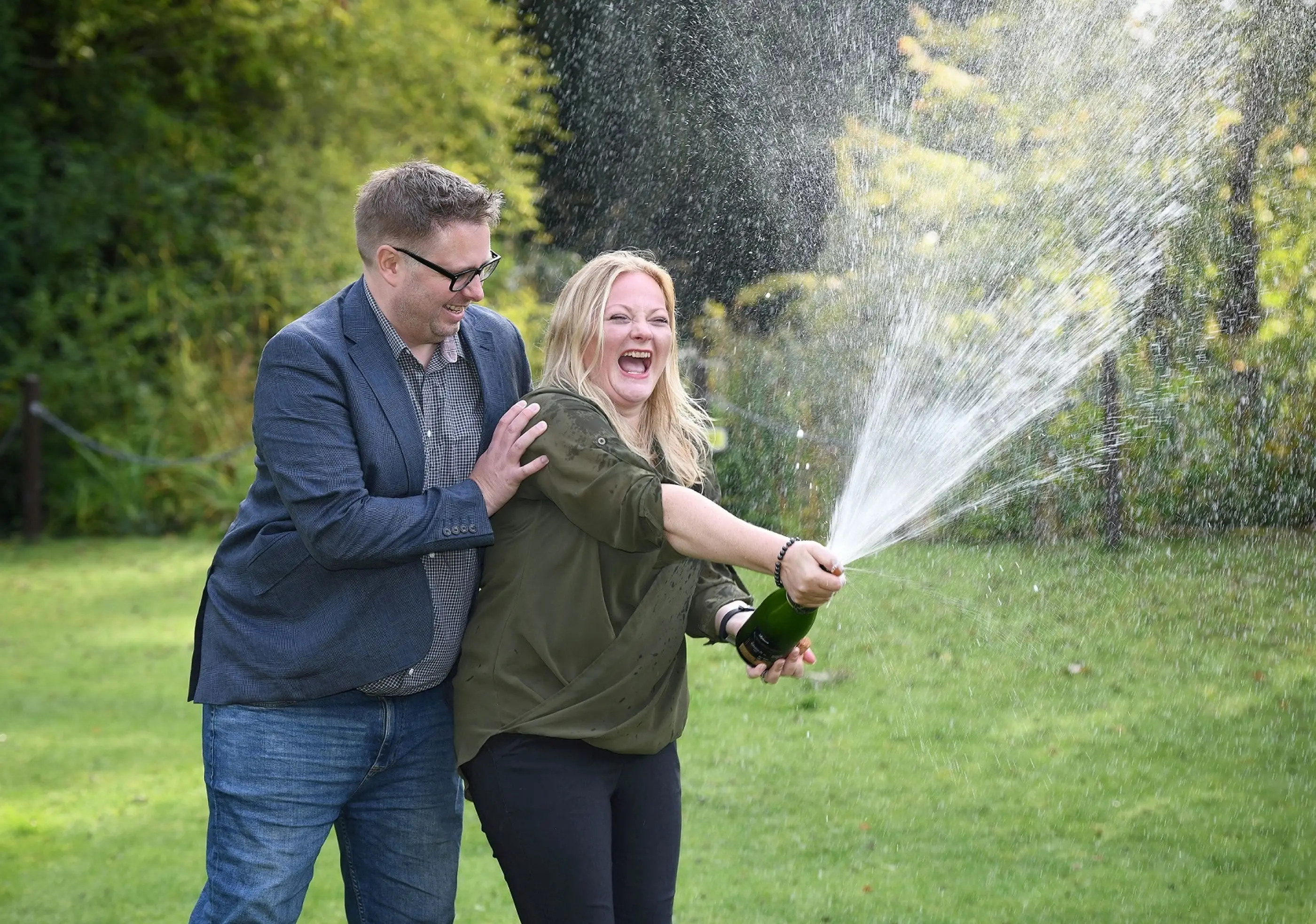 James and Sally won big on the Set for Life draw.