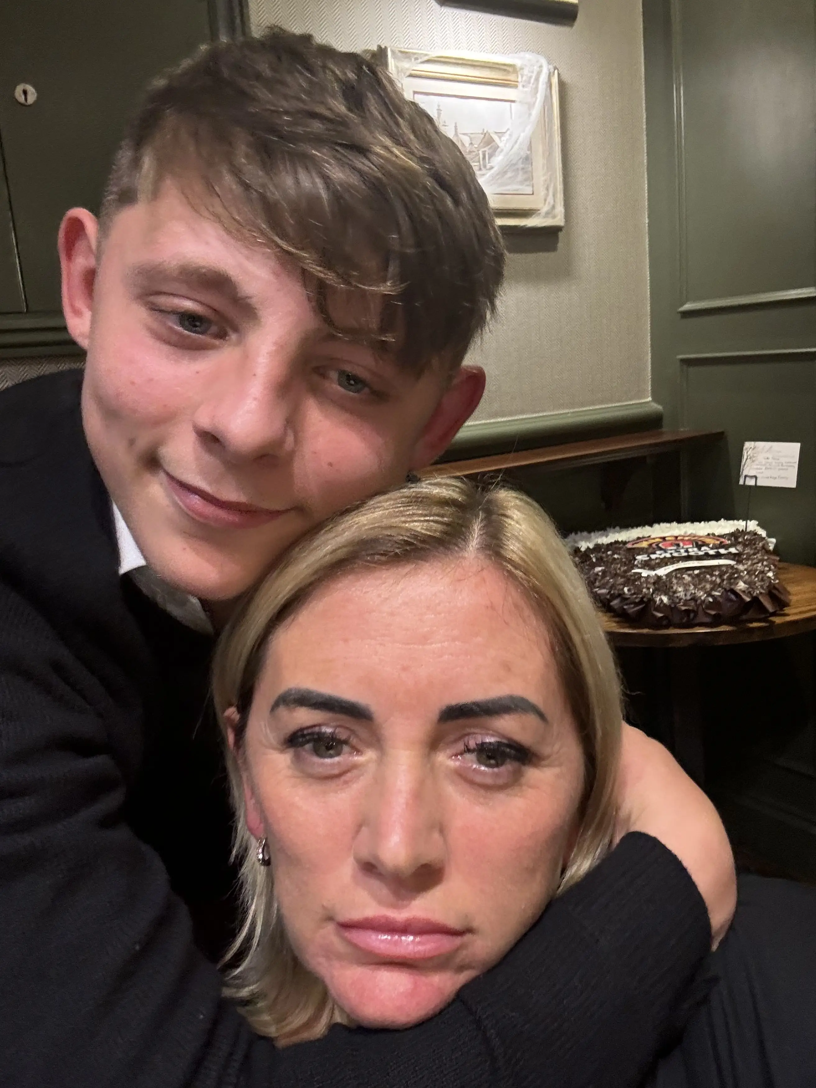 Mum Tina said she was left 'disgusted' by Ryanair's policies (Kennedy News and Media)