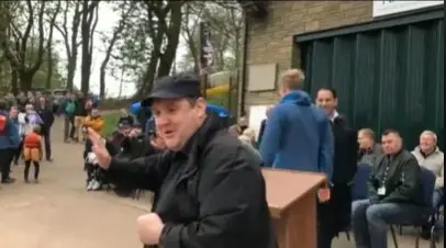 He launched the 'wheelyboat' in Lanchashire.