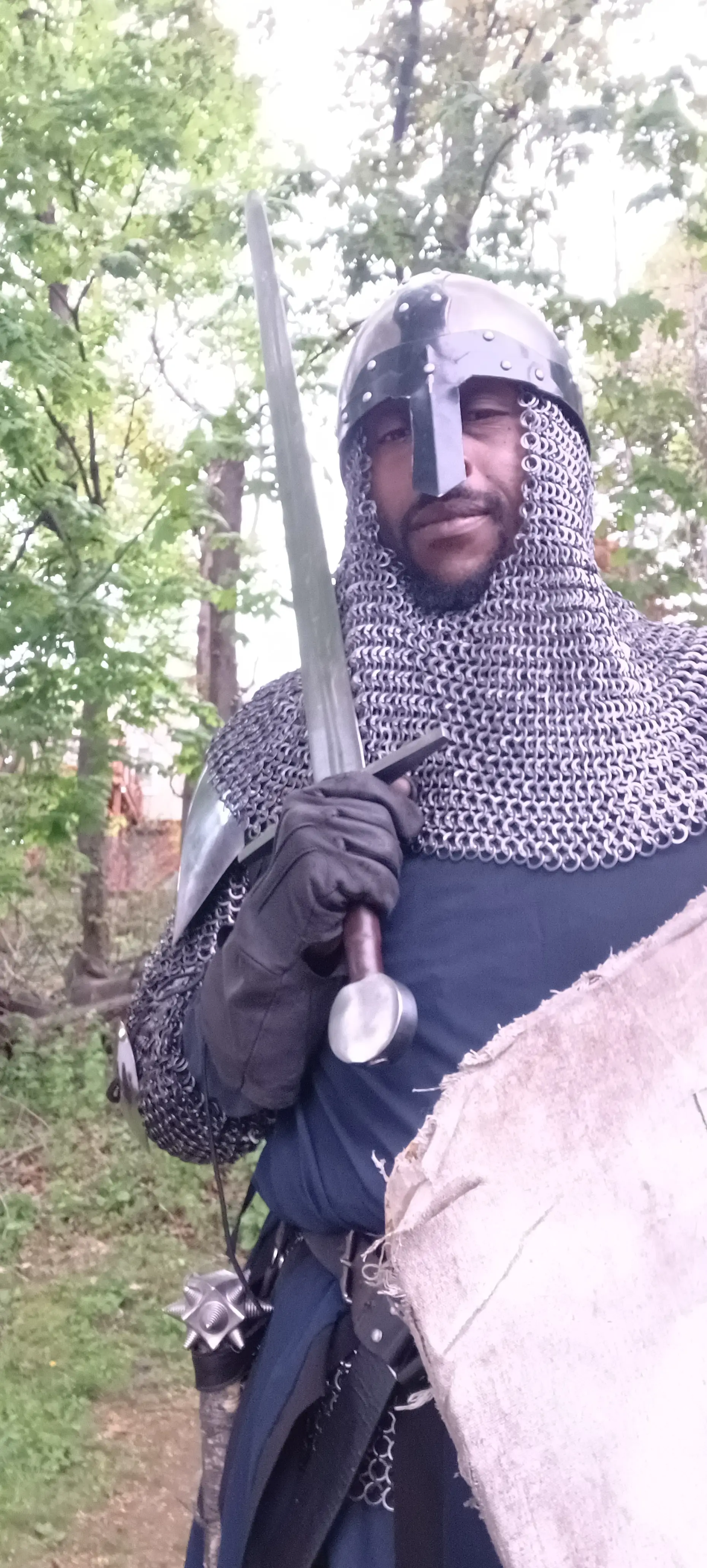 Wearing the chain mail helped him immeasurably (PA)