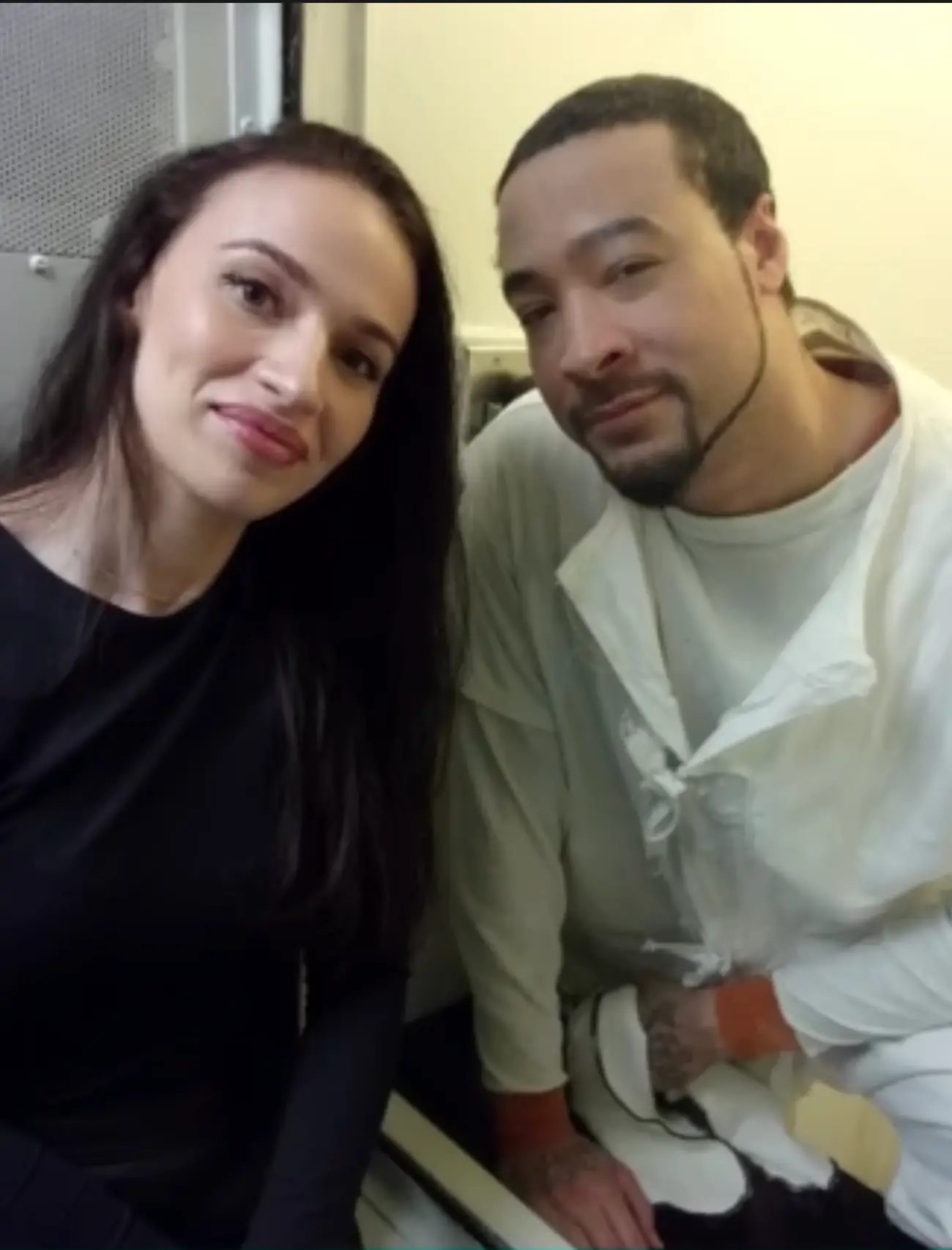 The pair are getting married in prison today (ITV)