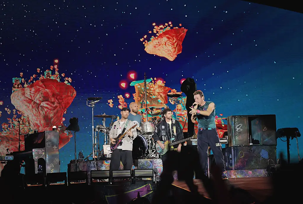 Coldplay fans have spotted a hidden theme behind the set lists (Getty/Andrew Benge)