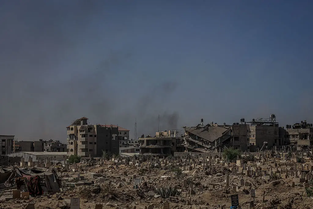 The Israel-Palestine conflict has caused inreparable damage to Gaza in particular (Hamza Z. H. Qraiqea/Anadolu via Getty Images)