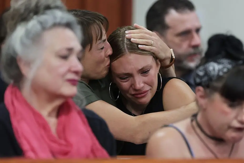 Dylan Mortensen was one of the survivors of Bryan Kohberger's attack that killed four of her friends (Kyle Green-Pool/Getty Images)