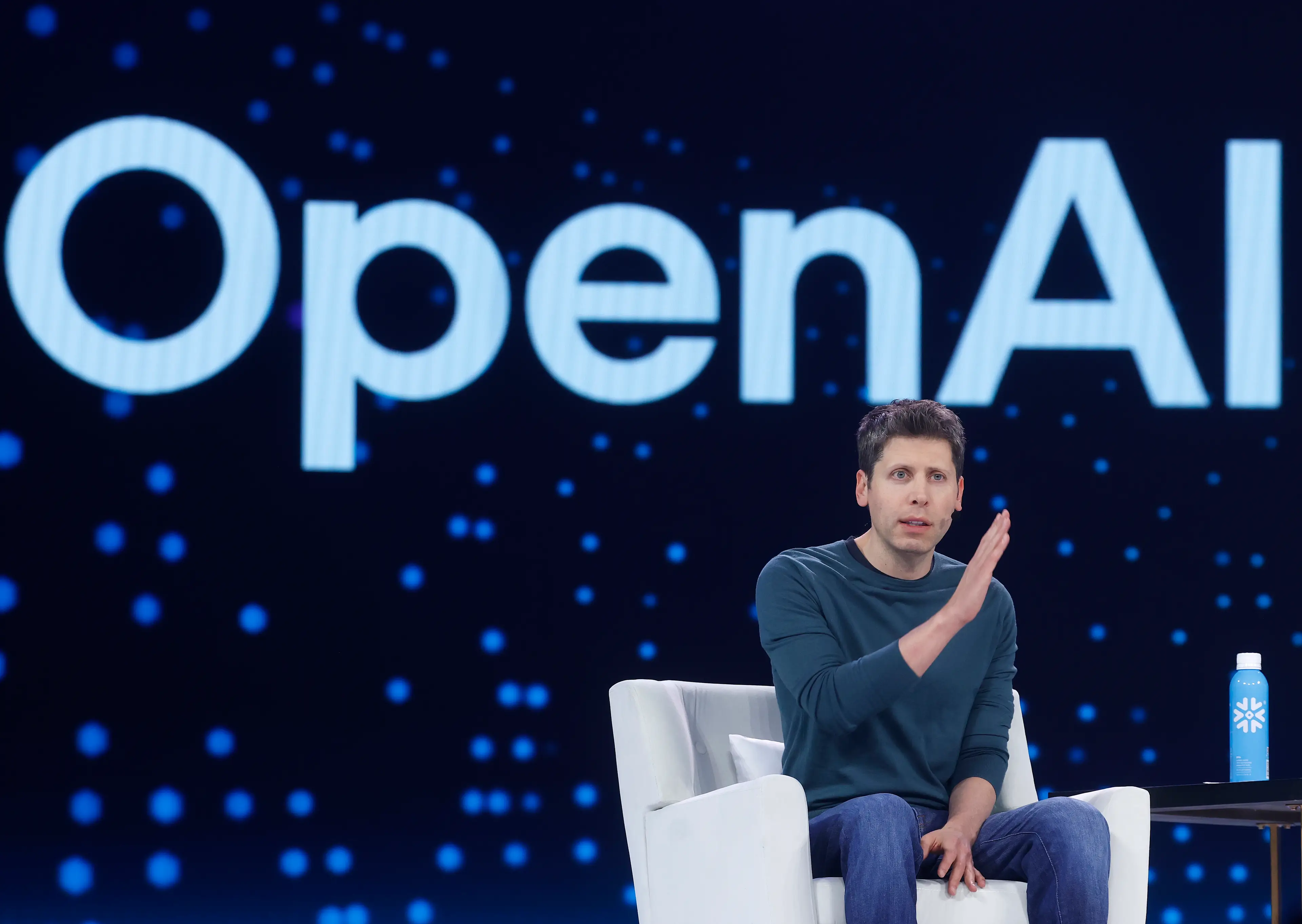 Sam Altman's company OpenAI said the incident was a 'warning shot for the world' (Justin Sullivan/Getty Images)