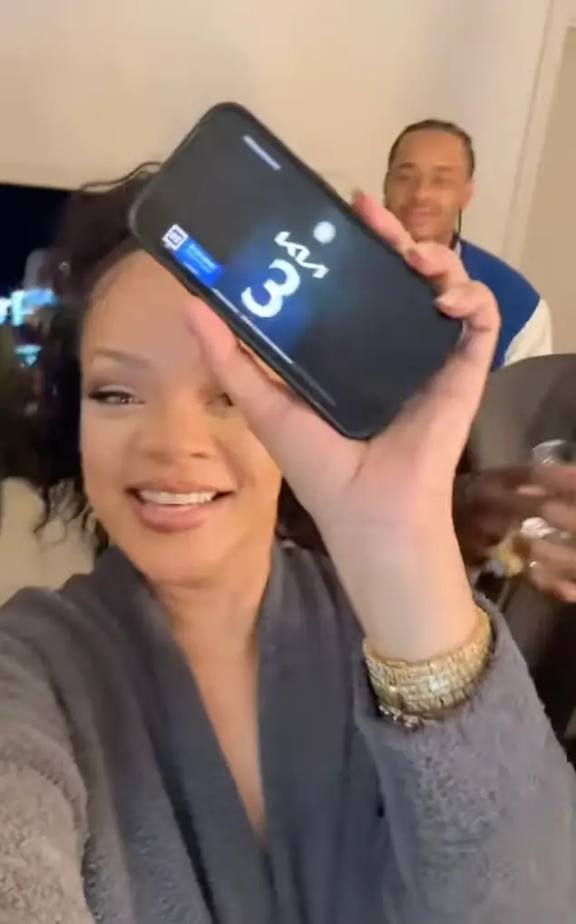 Rihanna shared an Instagram post showing how she rang in the New Year (Instagram/@badgalriri)