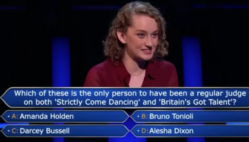 Hang about, there's two correct answers there. (ITV)