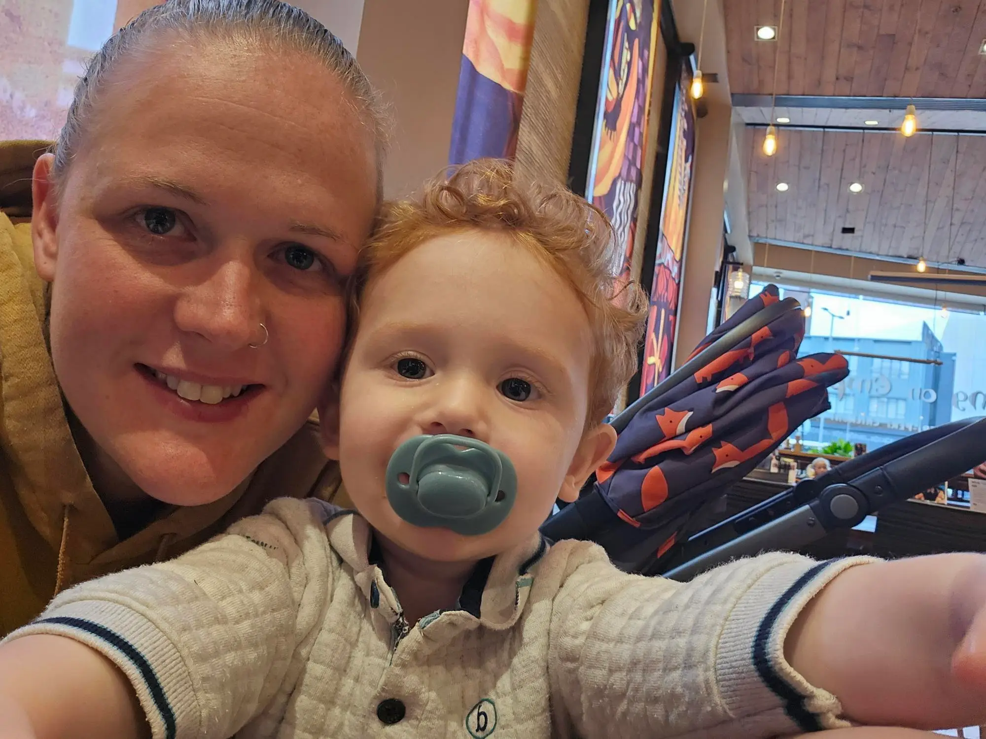 Laura welcomed her son in 2022 (SWNS)