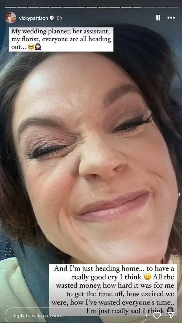 The Geordie Shore star was not allowed to board the easyJet flight to Italy (Instagram/@vickypattison)