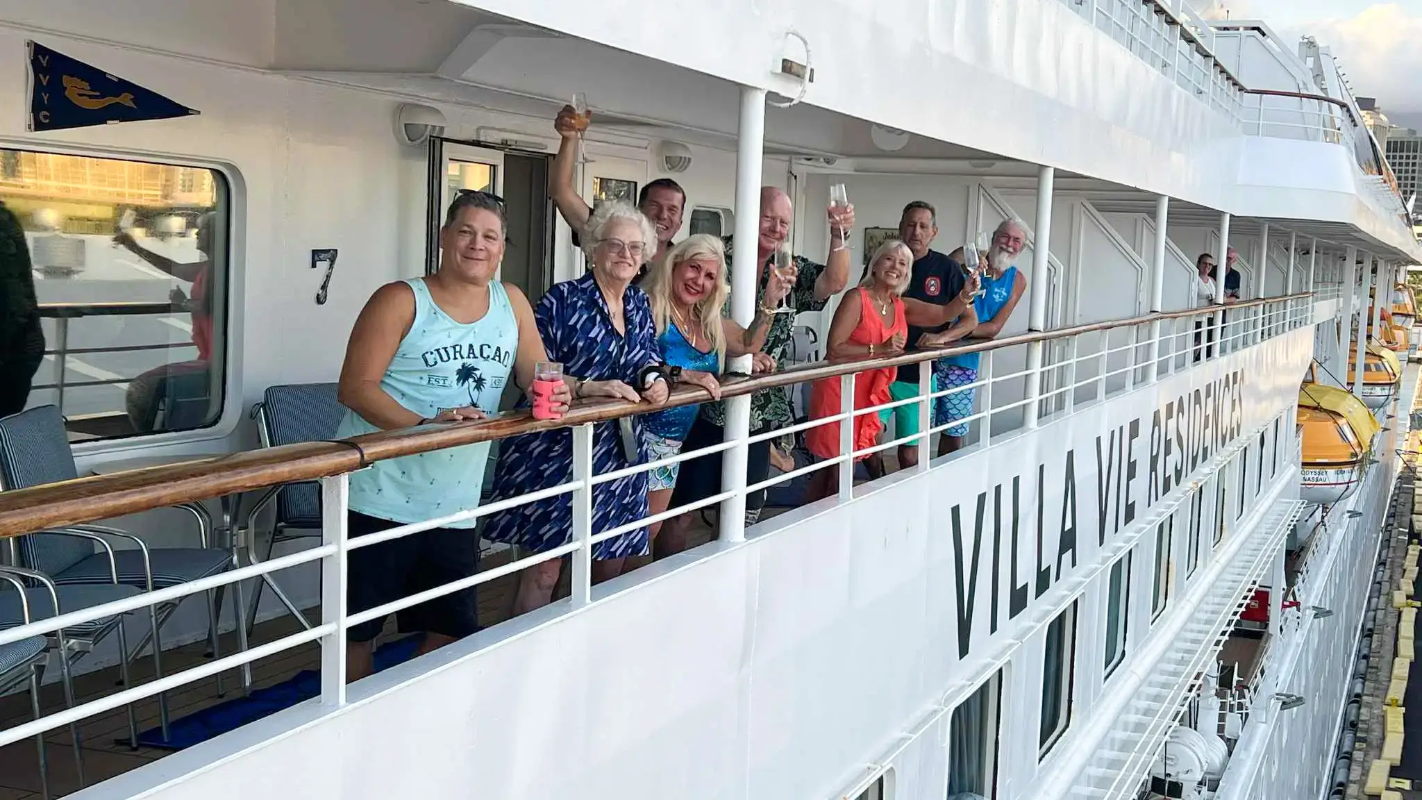 Several of those onboard said they had 'sold all their possessions' to get a spot (Villa Vie Residences)