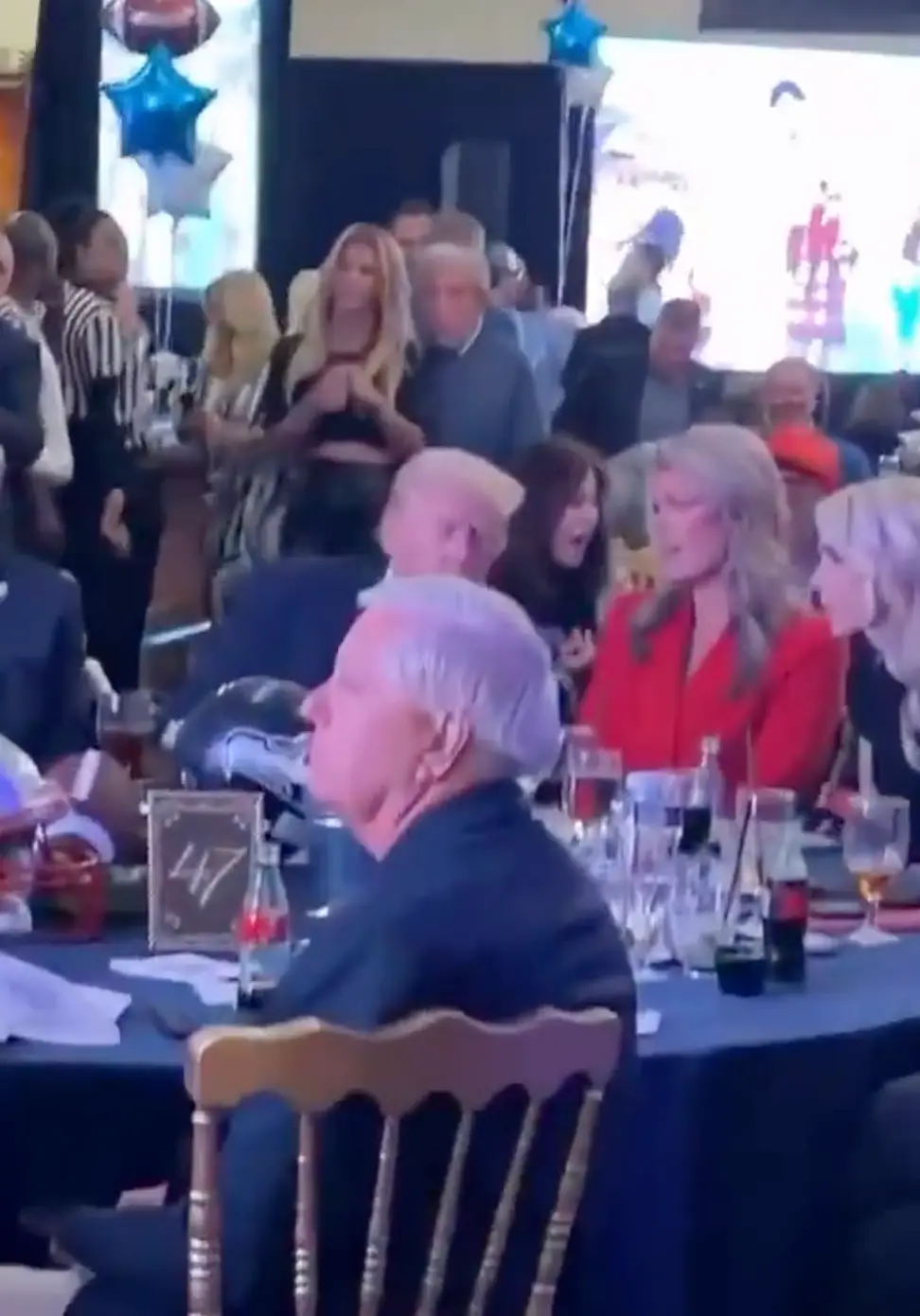 Donald Trump might secretly have been enjoying Bad Bunny's electric performance, despite his public stance against him (X)