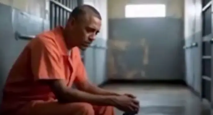 The deepfake video showed Obama being arrested and taken to prison (Truth Social/@realDonaldTrump)