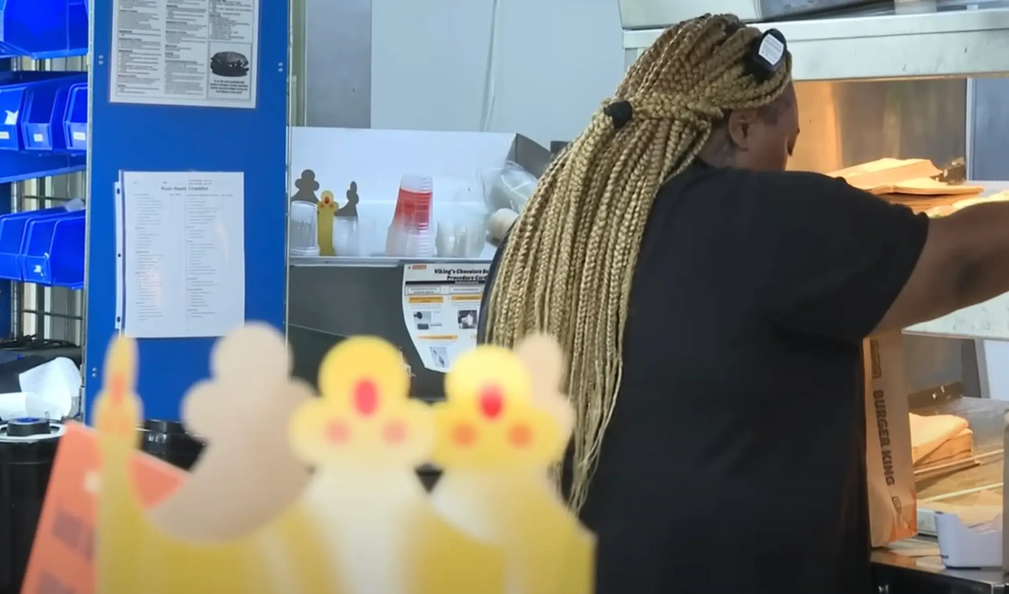 Nykia Hamilton was dubbed 'Burger King mom' after she went viral (WACH Fox 57)