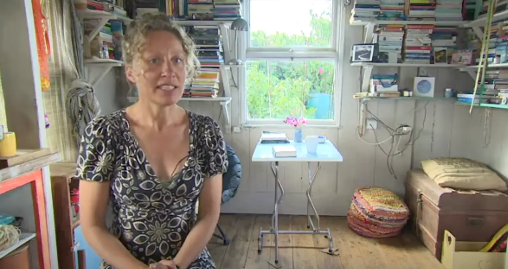 Catrina doesn't have much space. (YouTube/ITV News)