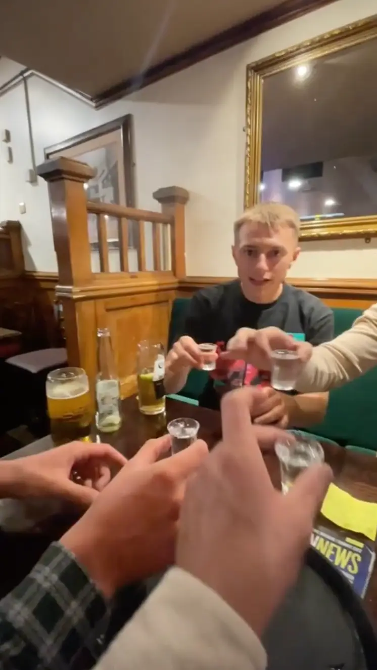 They ended up having a 'great' night out.