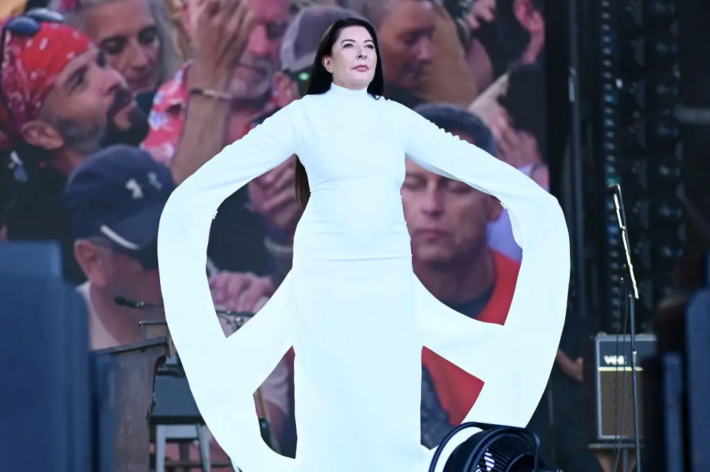 Marina Abramović has earned the moniker 'grandmother of performance art' (Joe Maher/Getty Images)