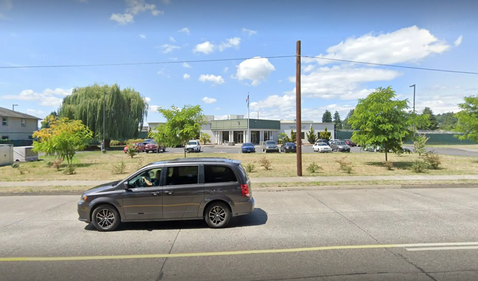 Outside Cowlitz County jail, credit: Google Maps