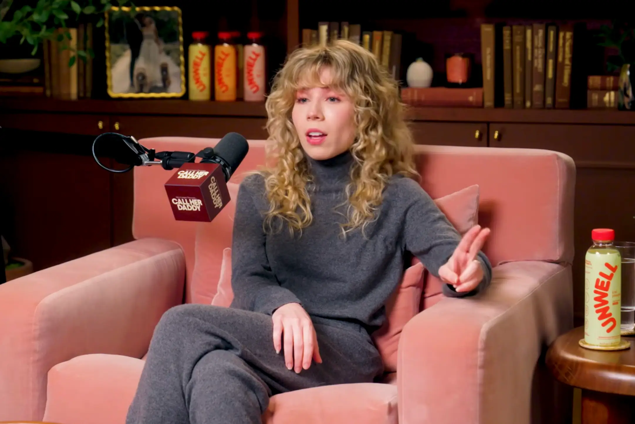 Jennette McCurdy appeared on the Call Her Daddy podcast promoting her first novel (Call Her Daddy/YouTube)