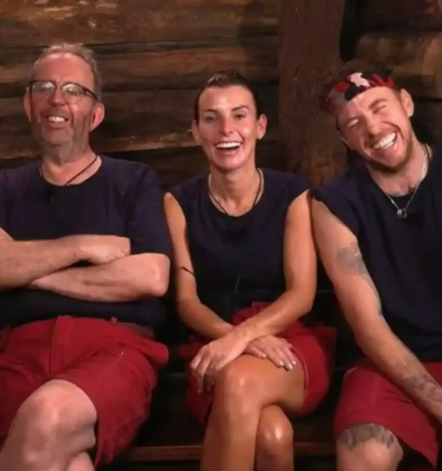 The trio were able to tuck into their preferred choice of final meal (ITV)