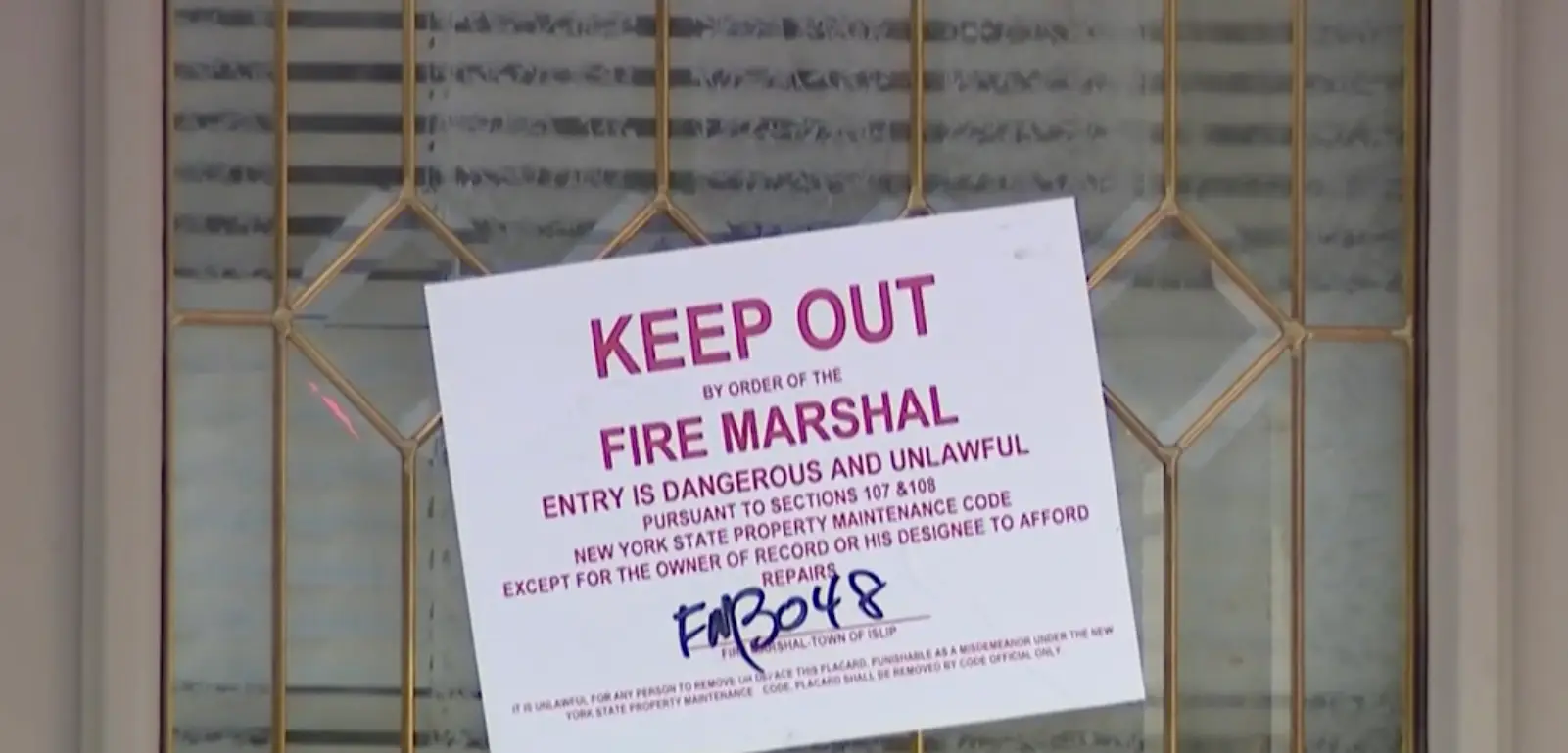 The home has since been condemned by officials, according to reports (News12)