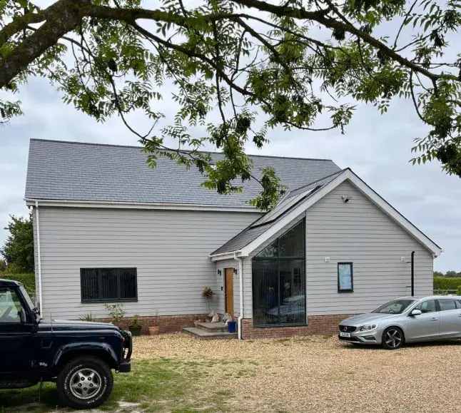 The couple built a home instead of a clinic (Supplied)