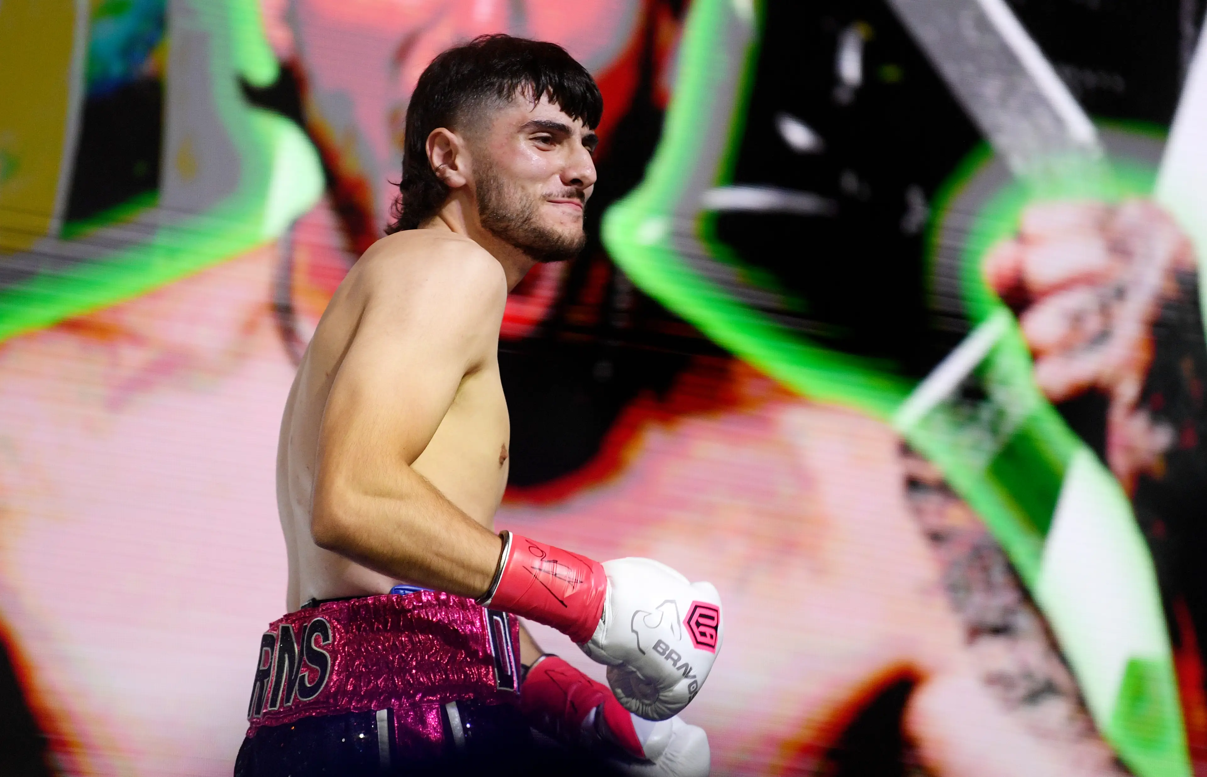Danny Aarons during a YouTuber boxing event (Charles McQuillan/Getty Images)