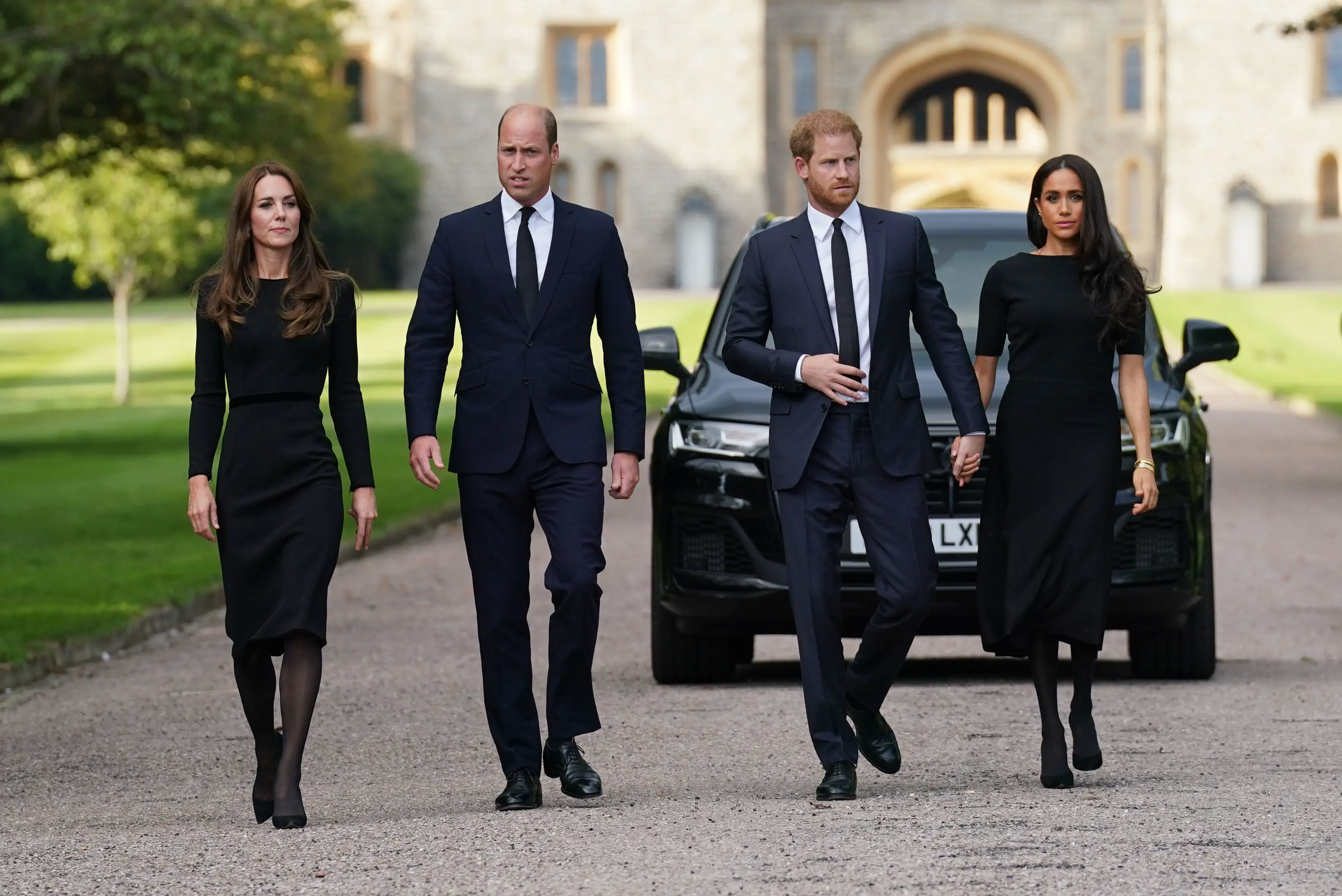 The foursome were the subject of this week's cold opener (Kirsty O'Connor - WPA Pool/Getty Images)